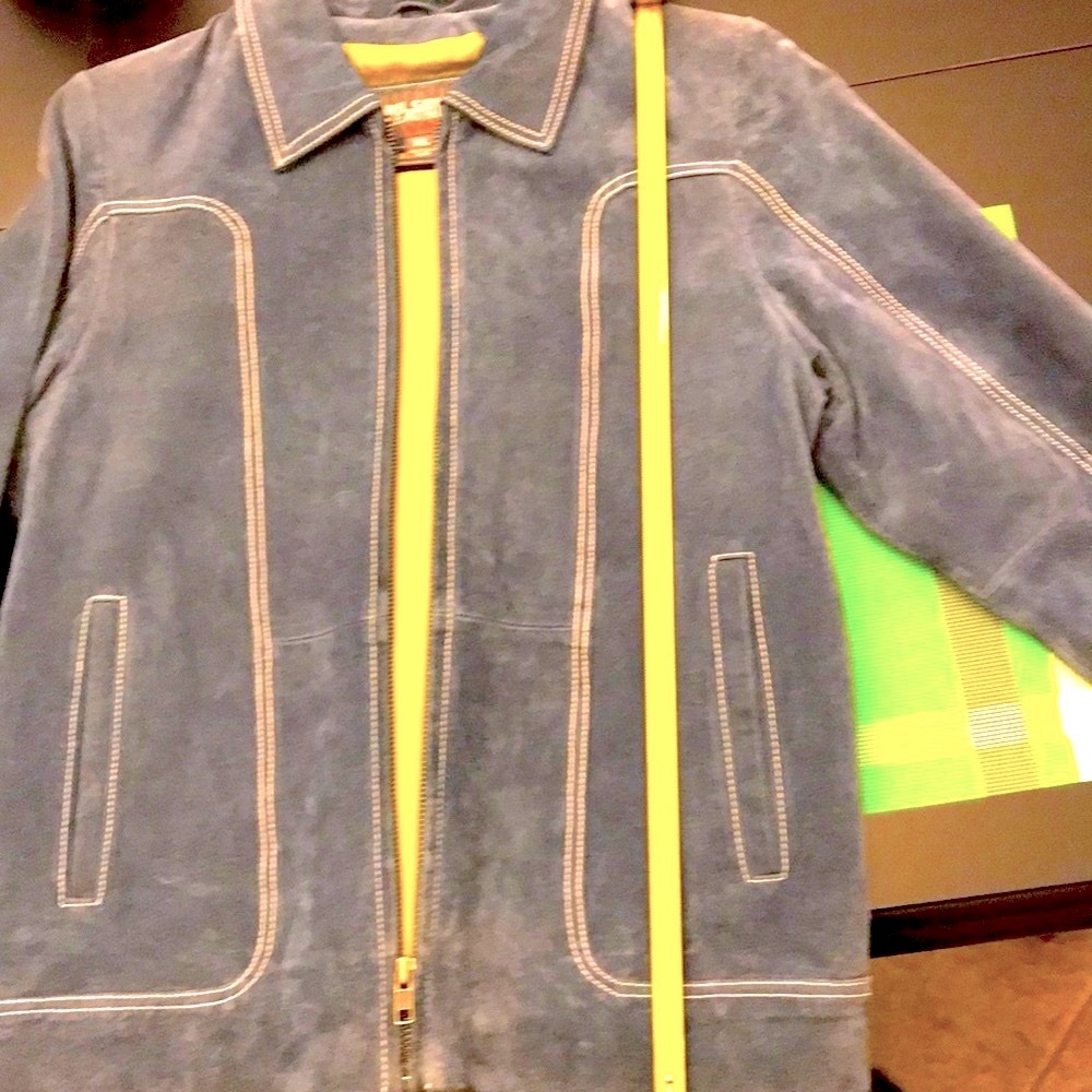 **BACK TO SCHOOL SALE**KIDS WILSON suede leather jacket - Picture 7 of 16